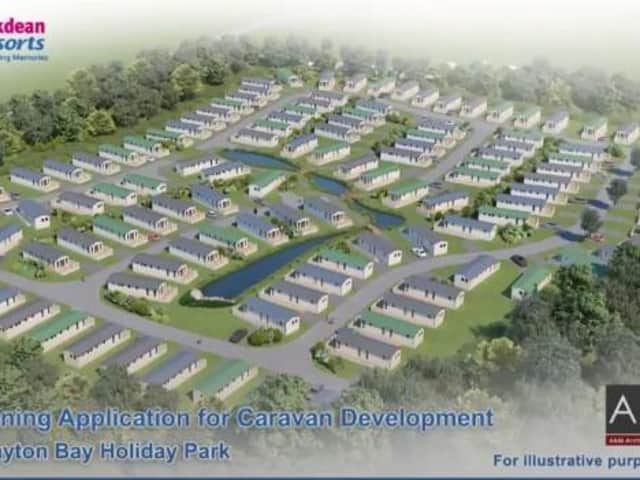Image which accompanied the planning application.