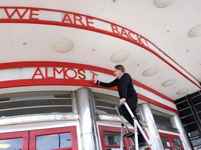 SJT manager Paul Baines letting Scarborough know