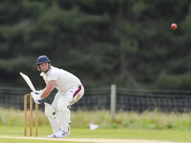 Ganton in batting action against Glaisdale.
PICTURE BY WILL PALMER / PURCHASE THIS AND MORE FROM GANTON V GLAISDALE VIA WWW.WILL-PALMER.CO.UK