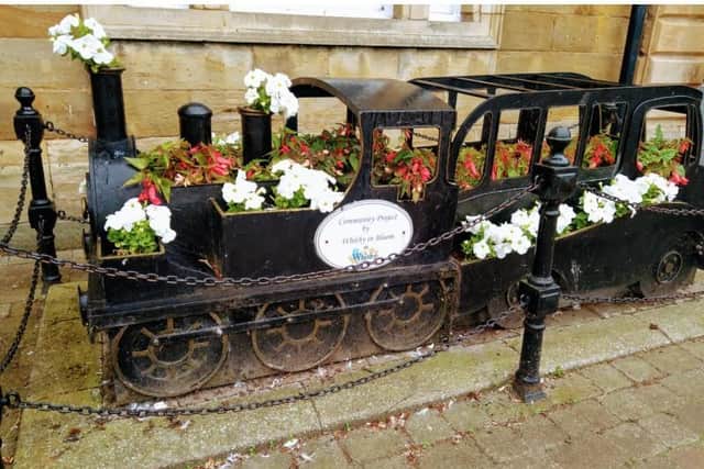 The floral engine takes pride of place