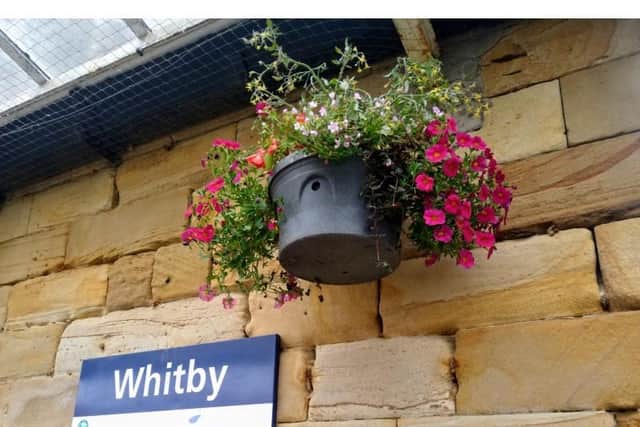 Welcome to Whitby Station in Bloom