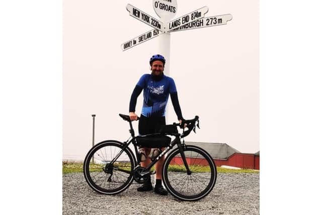 Ryan at John o'Groats
