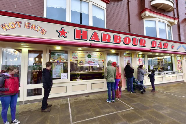 The ice cream parlour on Scarborough's seafront