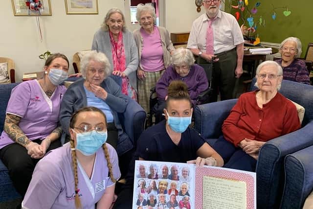 Residents and staff at Normanby House