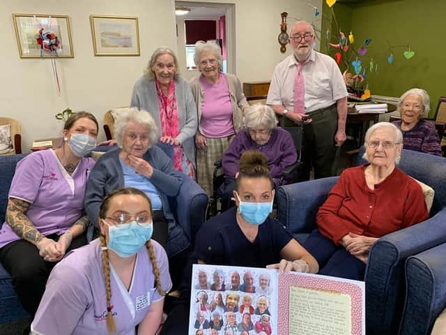 Residents and staff at Normanby House