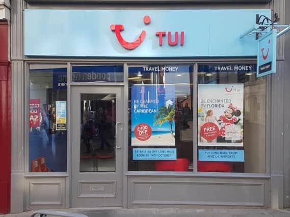 The Tui shop in Scarborough