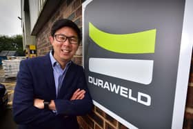 Duraweld MD Mark Yeung at the second factory site