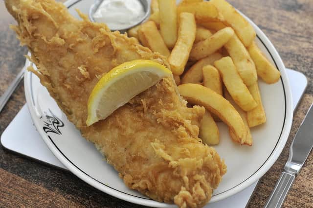 Fish and Chips at The Magpie Cafe