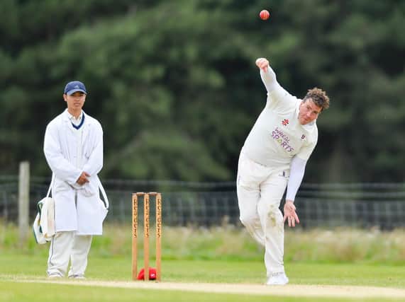Glaisdale in bowling action. Picture by Will Palmer.