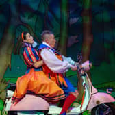 Faye Tozer and Billy Pearce in Snow White at the Bradford Alhambra last year