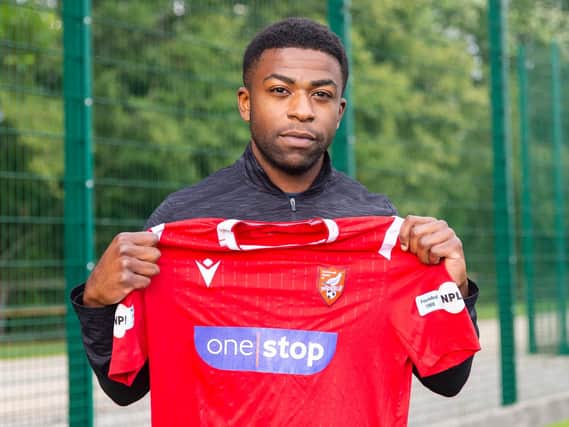 INJURY BLOW: New signing Kieran Weledji suffered a blow in his Boro debut 
 PICTURE: WILL PALMER