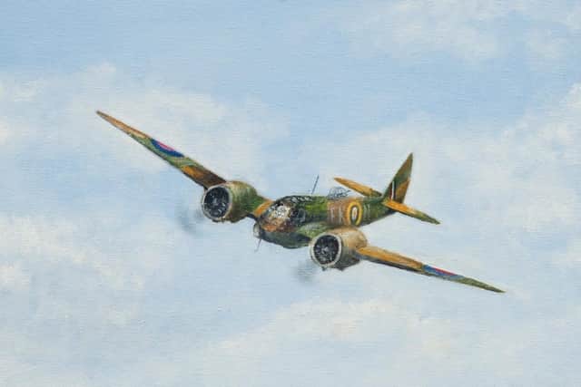 The ‘Courage Under Fire’ painting.