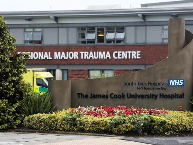 The children were taken to James Cook Hospital.