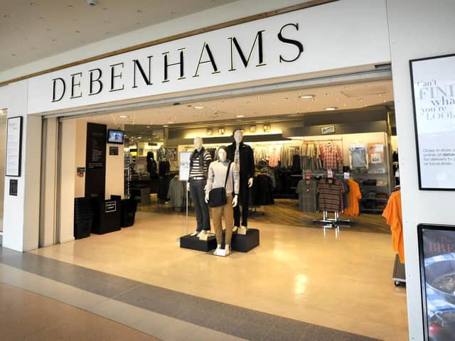 The Debenhams store in Scarborough