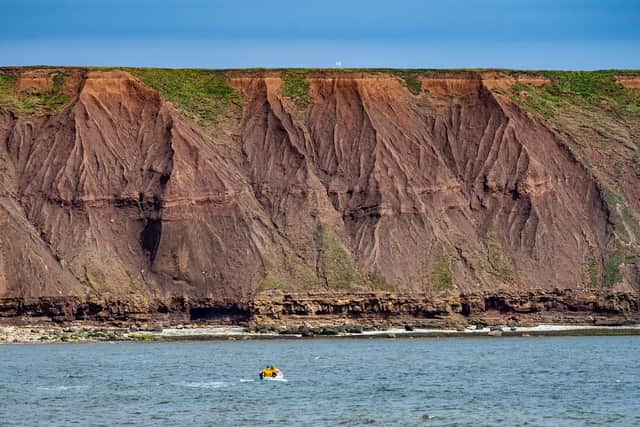 The incident happened close to Filey Brigg.