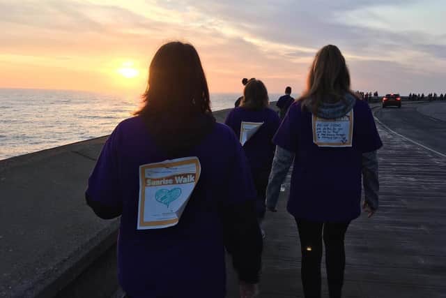 Saint Catherine’s is hoping people will take part in their own Sunrise Walk and raise funds for the charity in the process. Photo submitted