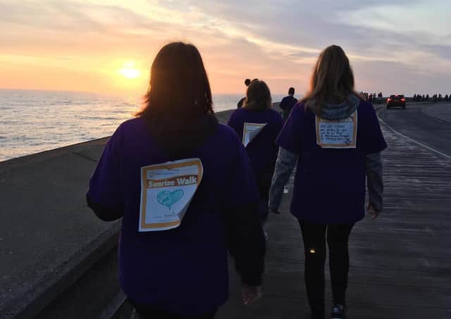 Saint Catherine’s is hoping people will take part in their own Sunrise Walk and raise funds for the charity in the process. Photo submitted