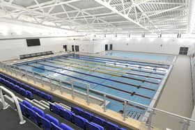 The swimming pool at Scarborough Sports Village