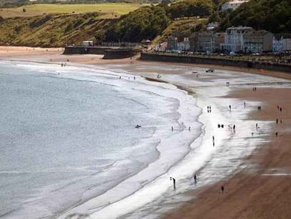 Filey Beach in Yorkshire, where the attack took place
