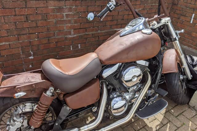 This motorbike was stolen from Cayton.
