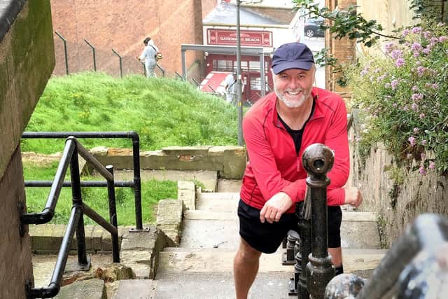Nigel Ingram at McBean Steps in Scarborough