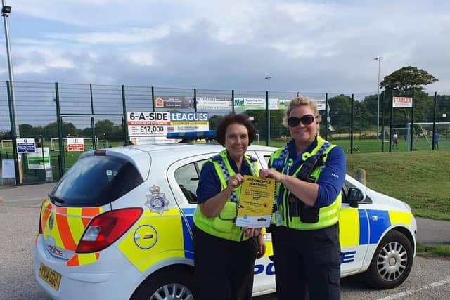 Police in Bridlington have been tackling nuisance off road bikers.