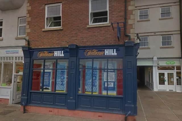 Whitby's William Hill shop
picture: Google