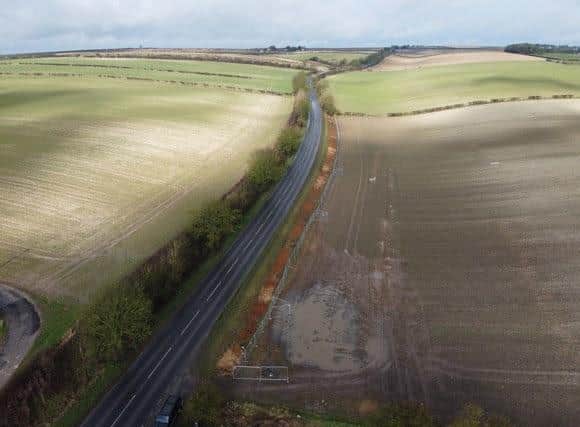 A165 Bridlington to Scarborough road