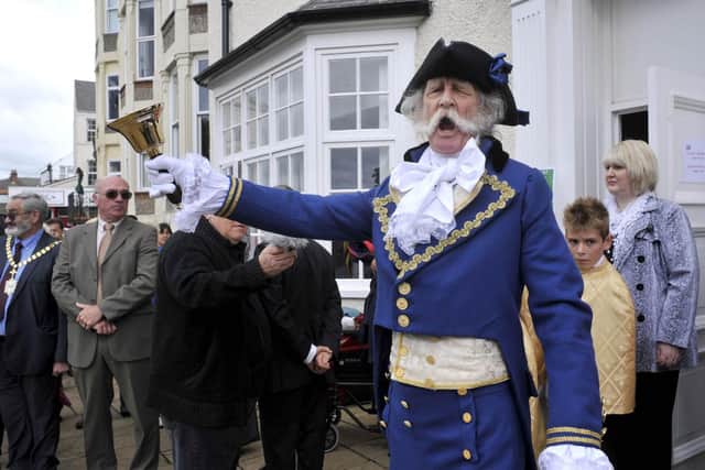 Filey Town Crier David Bull