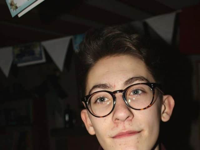 A-level student Kilian Robinson.