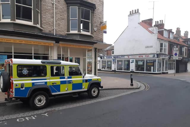 High visibility police patrols have been carried out after a man was attacked in Bridlington.
