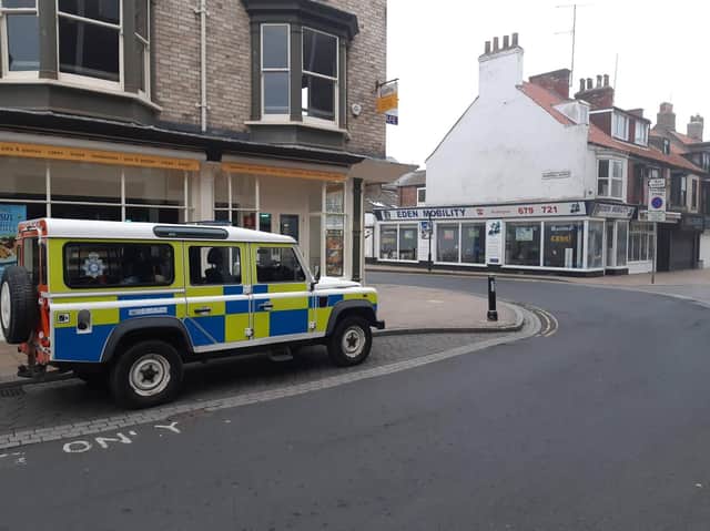 High visibility police patrols have been carried out after a man was attacked in Bridlington.
