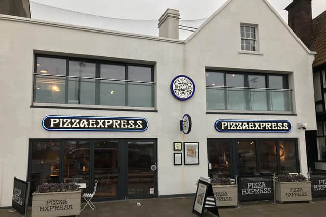 Pizza Express in Sandside, Scarborough.