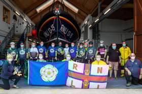 The cyclists raised funds for Scarborough Lifeboat and Motor Neurone Disease.