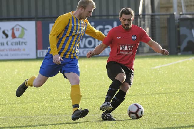 Itis Itis defender Curtis Rose, right, will be eager to shine in this weekend's NRCFA cup final