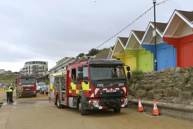 The chalets were targeted last August.