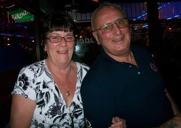 Terry Dealtry with his wife June.
