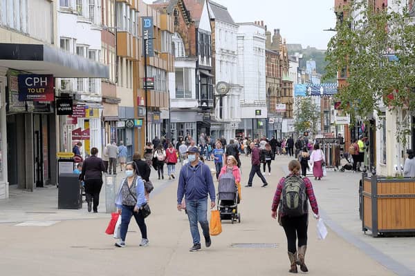 Scarborough's main shopping area in Westborough