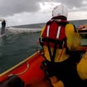 The lifeboat at the scene