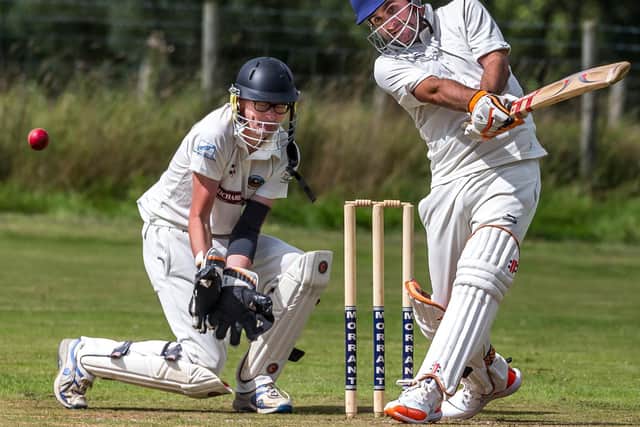 Fylingdales in batting action against Glaisdale in Division A. Picture by Brian Murfield.