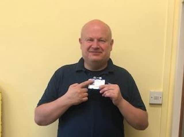 Scarborough Hospital team member Richard Armitt, who has been awarded a York Teaching Hospital NHS Foundation Trust award for his quick-thinking.