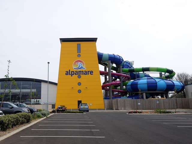 Alpamare attraction at Scarborough.