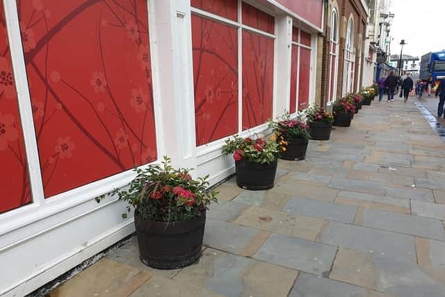 One of the blighted areas now looking much cleaner.