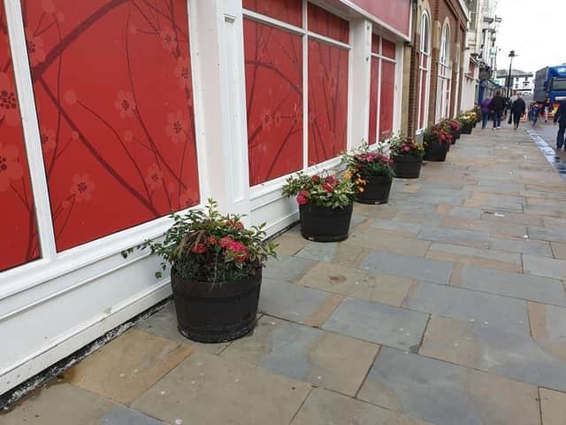 One of the blighted areas now looking much cleaner.
