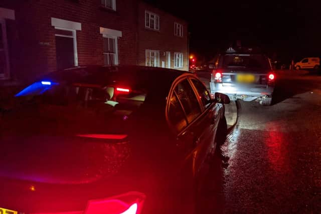 Police seized this vehicle after they discovered the driver was disqualified.