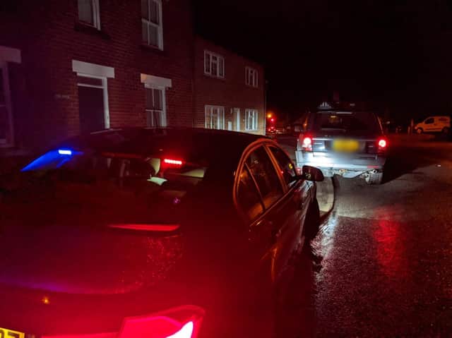 Police seized this vehicle after they discovered the driver was disqualified.