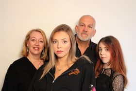 The play will be a family affair From left, Jane Thornton, Martha Godber, John Godber, Elizabeth Godber