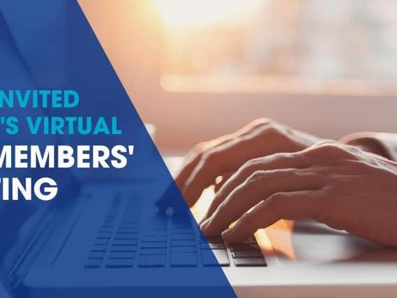 You can join in the annual members' meeting online