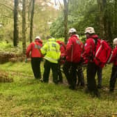 Scarborough and Ryedale Mountain Rescue Team were called to help an injured woman near Dalby Forest.