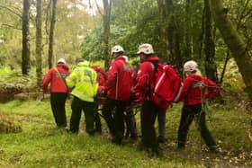 Scarborough and Ryedale Mountain Rescue Team were called to help an injured woman near Dalby Forest.